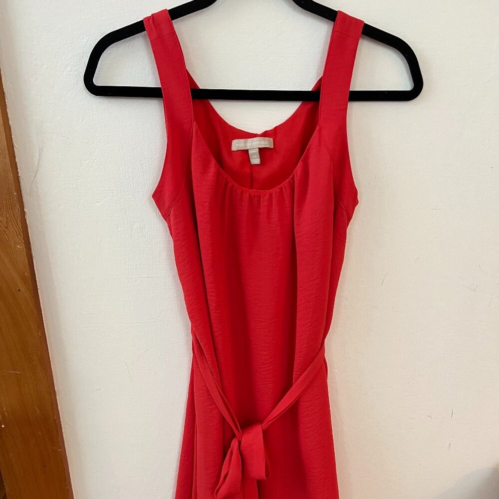 CLOSE OUT SALE: Banana Republic Bright Coral Sleeveless Sundress - Size 4P